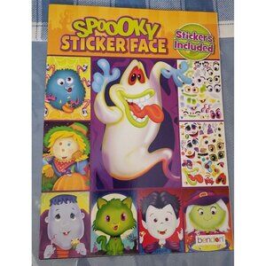 Sticker Books for Kids Spoooky Sticker Face Activity Book